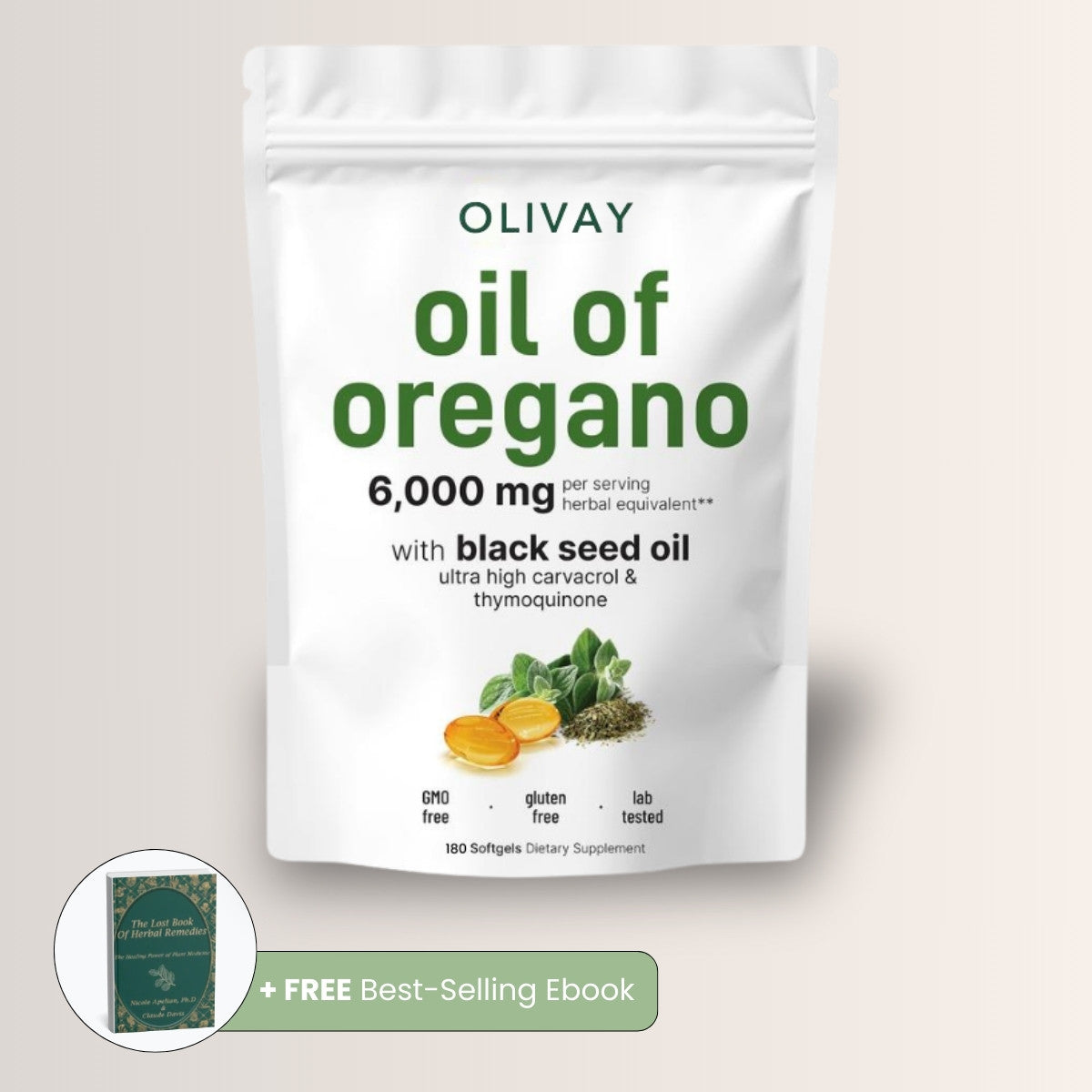 Olivay® Oil of Oregano Softgels